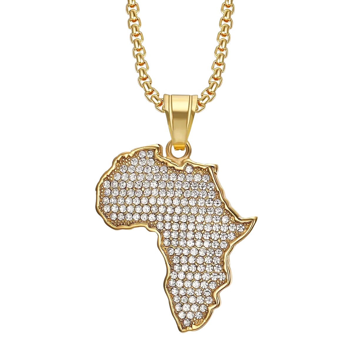 Africa Hanger | 18K Goud