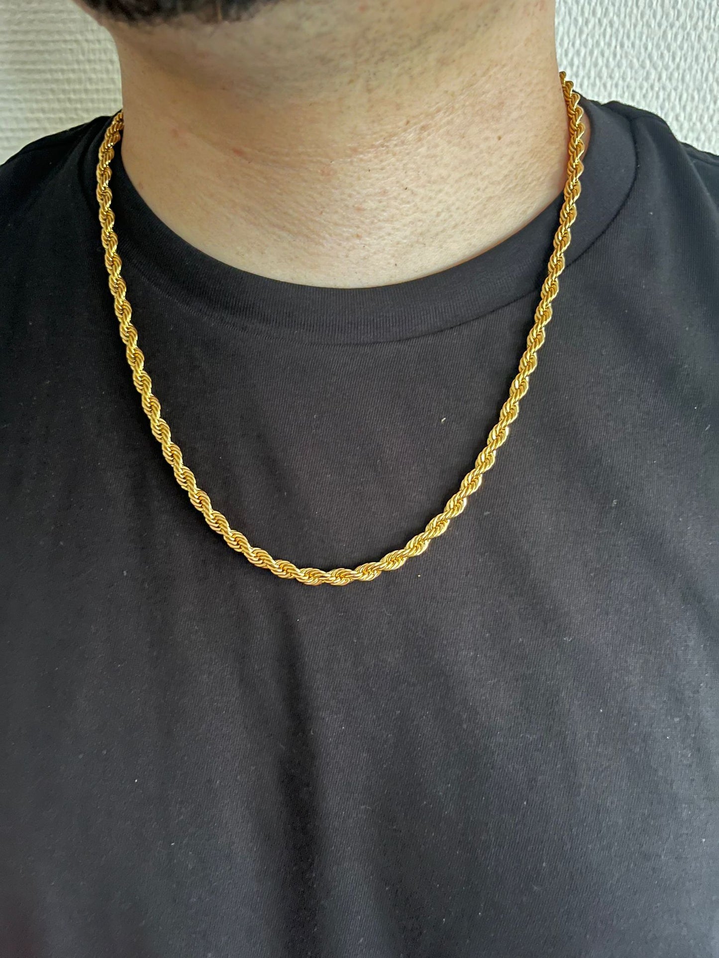 5MM Gouden Rope Ketting 18K