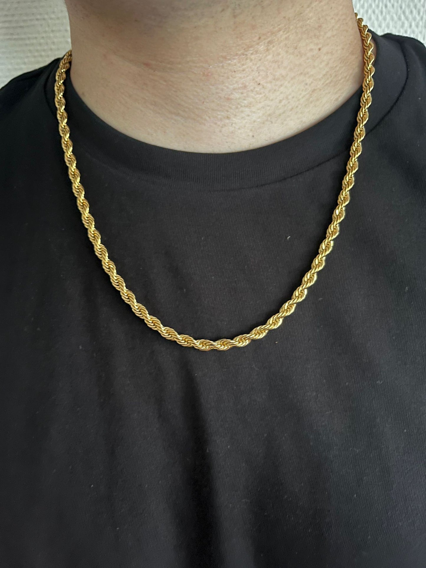 5MM Gouden Rope Ketting 18K